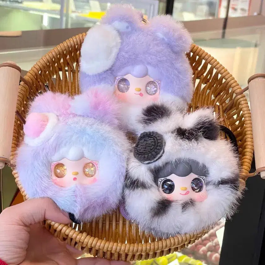 [BUNJANG] Yuki Mirror Brush Doll Keyring Full Box (Sealed) / 유키 거울빗 인형 키링 6종 풀박 (미개봉)