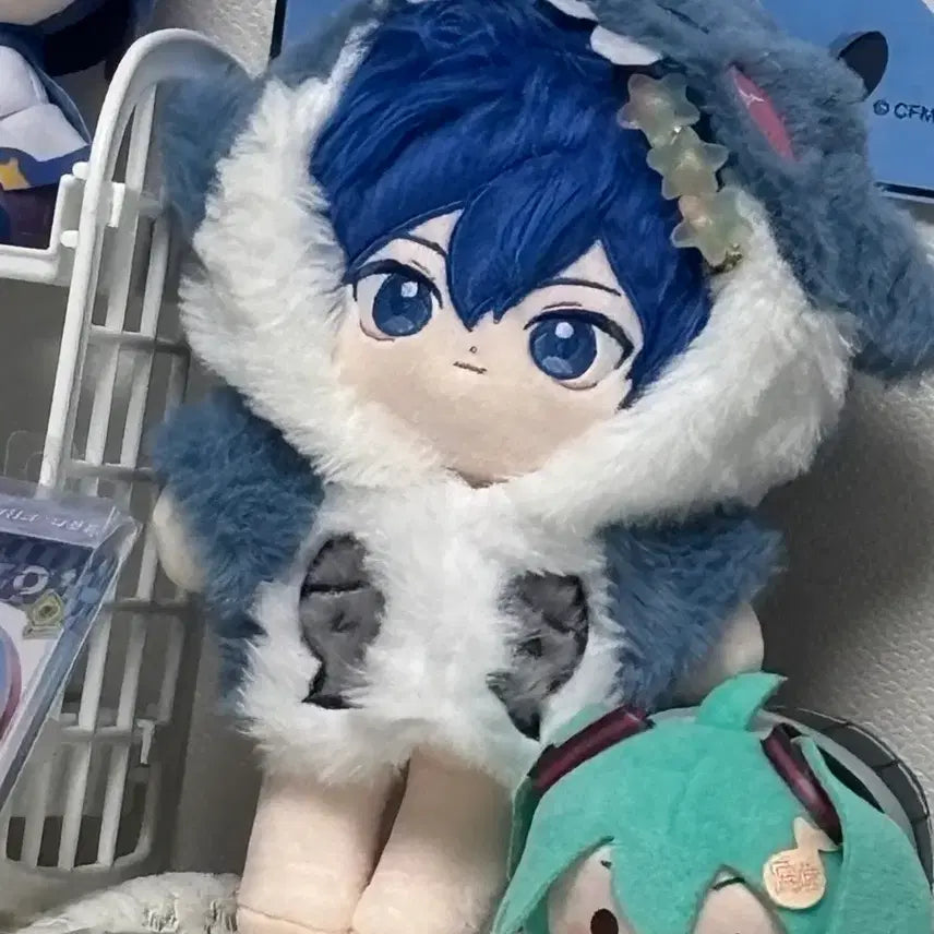 [BUNJANG] Vocaloid Kaito Plush Doll / 보컬로이드 카이토 kaito 솜인형 판매