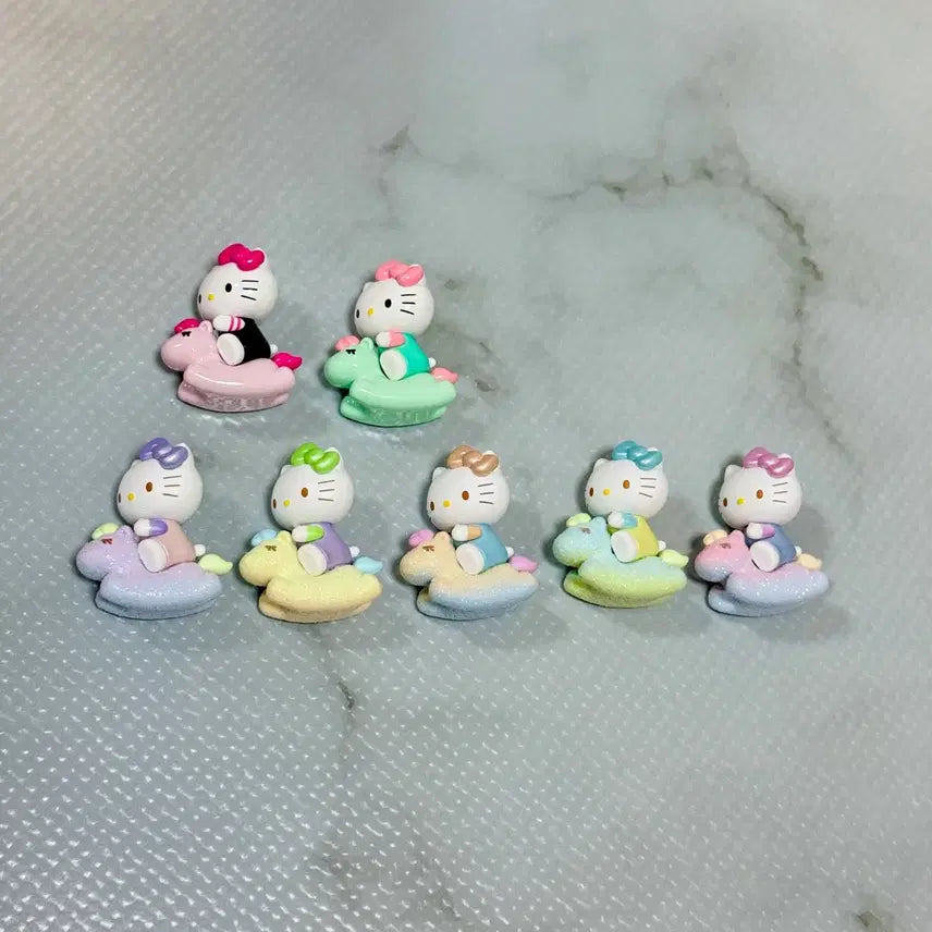 [BUNJANG] Sanrio Hello Kitty Unicorn Figure Bundle Set / 산리오 헬로키티 유니콘 피규어 일괄