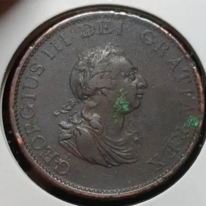 [BUNJANG] George III 1799 Halfpenny Coin / 영국 조지3세 1799년 하프페니.외국주화 주화 화폐 동전