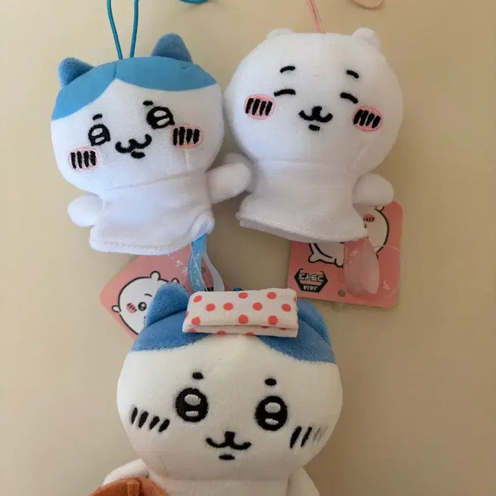 [BUNJANG] Chiikawa Hachware Onsen Mascot Puppet / 치이카와 하치와레 퍼펫 온천 마스코트