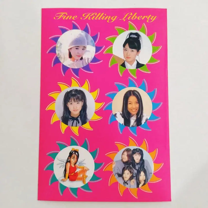 [BUNJANG] Fin.K.L. Sticker Set (Ock Joo Hyun, Lee Jin, Lee Hyo Ri, Sung Yu Ri) / 세트 핑클 스티커 / 추억의 스타 굿즈 옥주현 이진 이효리 성유리 사진