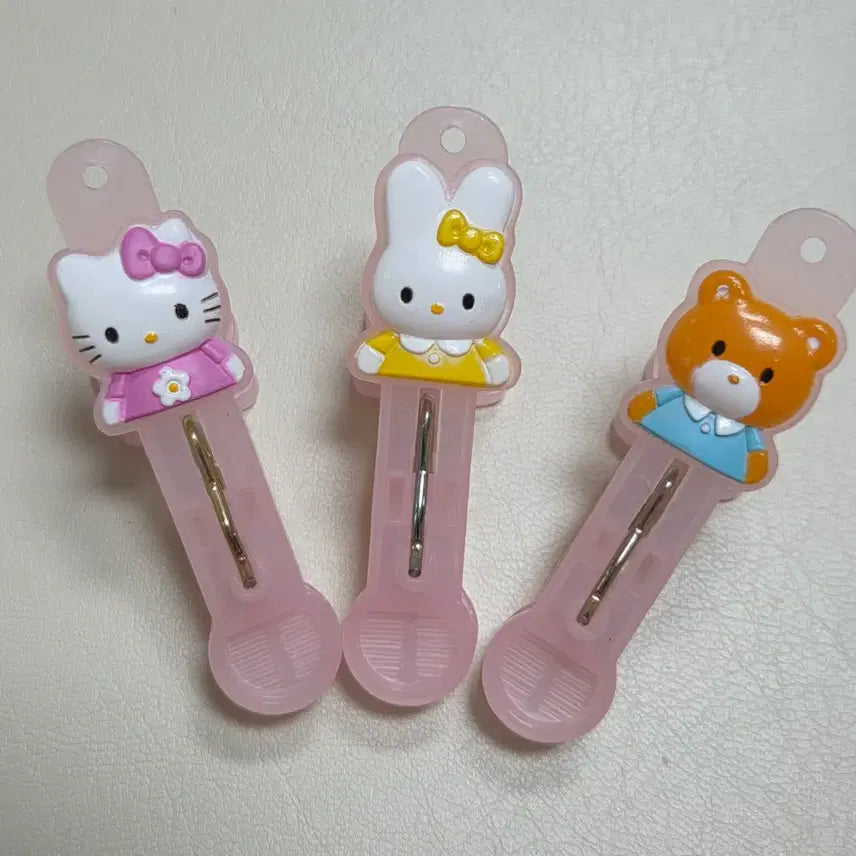 [BUNJANG] Vintage 1998 Hello Kitty Clip Set / 고전키티 집게 세트 캐시 집게