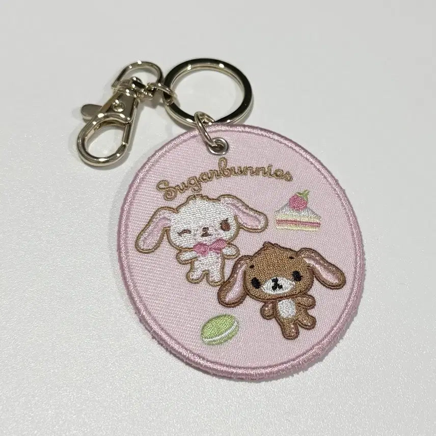 [BUNJANG] Sugarbunnies Embroidery Keychain / 슈가바니즈 자수 키링