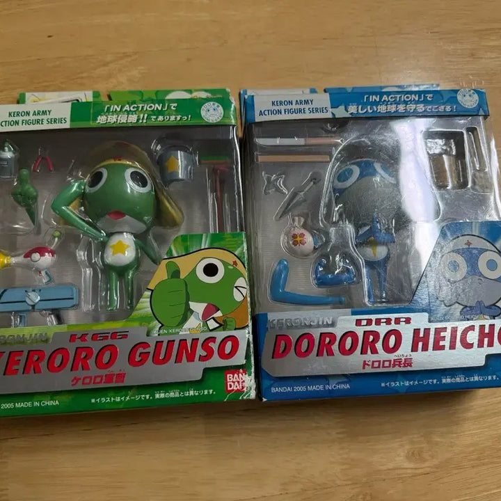 [BUNJANG] Keroro Sergeant Keroro Dororo Action Figure Bundle Set / 일괄] 케로로 도로로 인액션 고전 피규어 판매 인형 굿즈 케로로중사