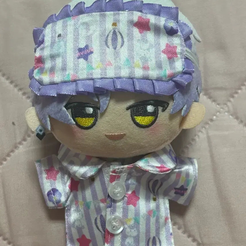 [BUNJANG] Ateez 18trip Kafka Plush + Purple Pajamas / 에이트리 18trip 카프카 누이 + 보라색 잠옷