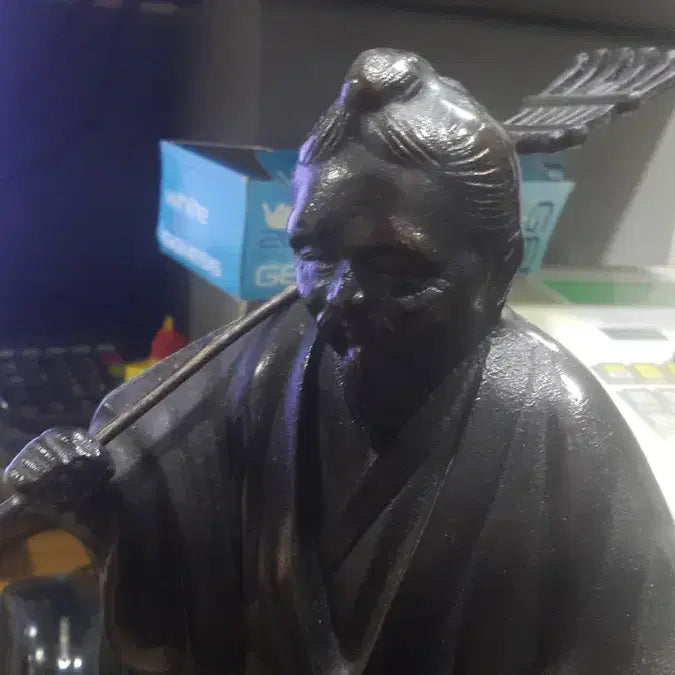 [BUNJANG] Cast Iron Elderly Man Sculpture (Grandfather) / 주물 고사인형/할아버지