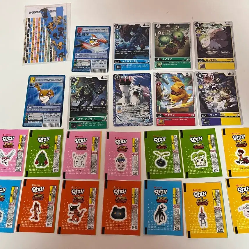 [BUNJANG] Digimon Card &amp; Phone Strap / 디지몬 카드, 폰 줄