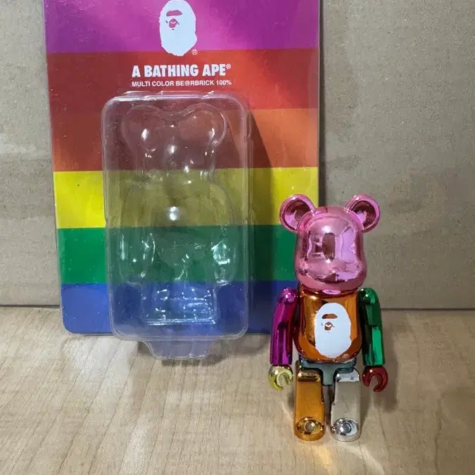 [BUNJANG] Bape Multicolor Be@rbrick / 베어브릭 베이프 멀티컬러