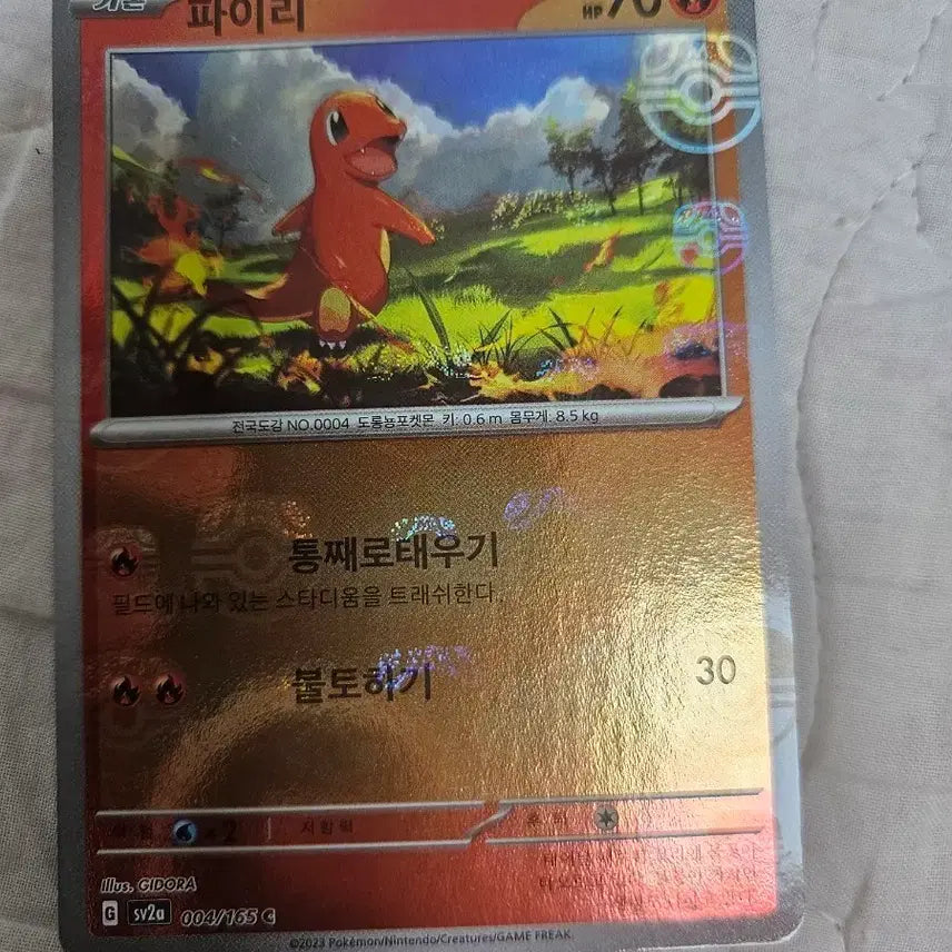 [BUNJANG] Pokemon Card 151 Master Ball Charmander / [포켓몬카드] 151 마스터볼 파이리