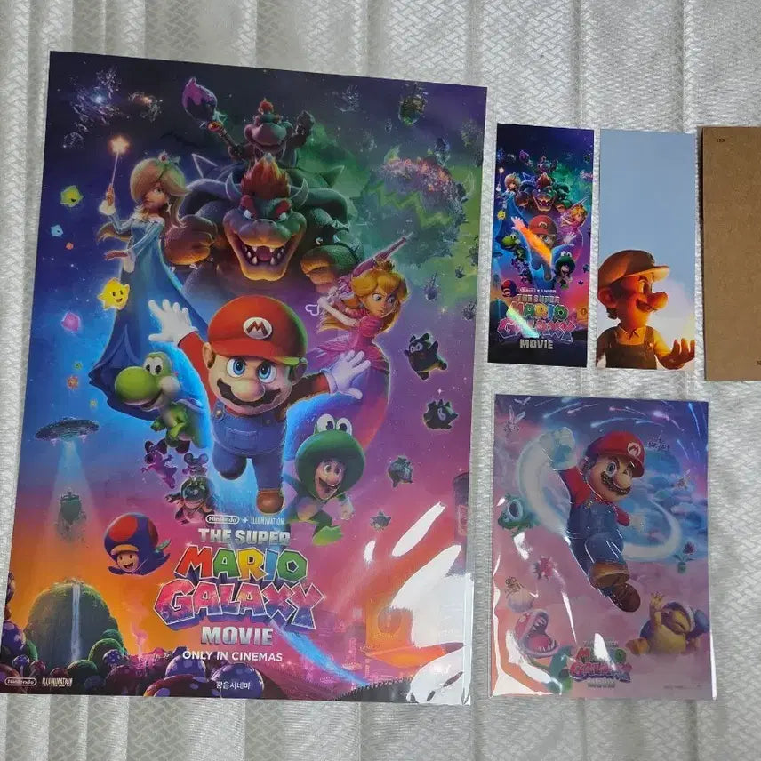 [BUNJANG] Super Mario Galaxy Movie TTT Art Card Gwang-eum Poster / 슈퍼 마리오 갤럭시 무비 TTT 아트카드 광음 포스터