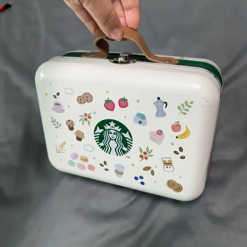 [BUNJANG] Starbucks Everland Collaboration Limited Edition Tin Case Mini Bag / 스타벅스 에버랜드 콜라보 한정판 틴케이스 미니가방
