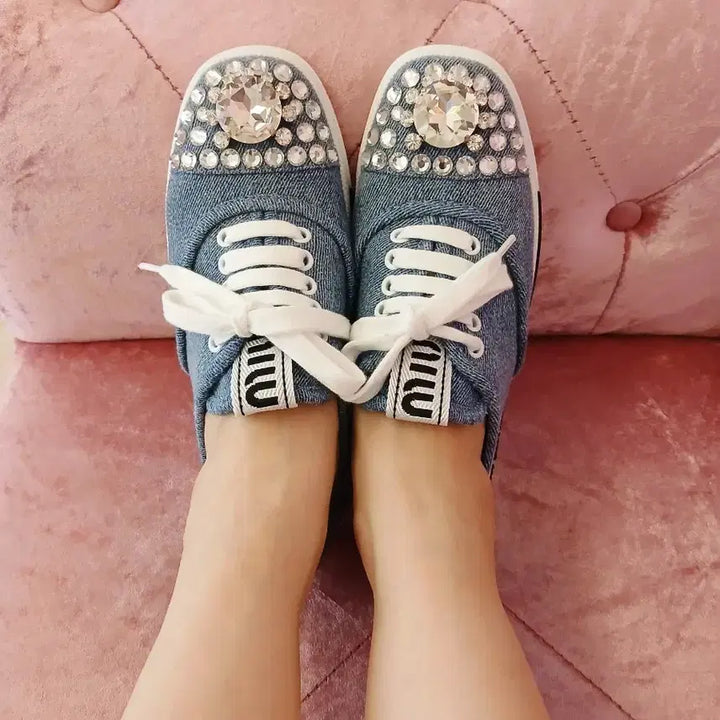 [BUNJANG] Miu Miu Leather Sneakers - Size 36 (EU) / 현대 백화점 129만원 미우미우 스니커즈 풀세트 > 영수증포함