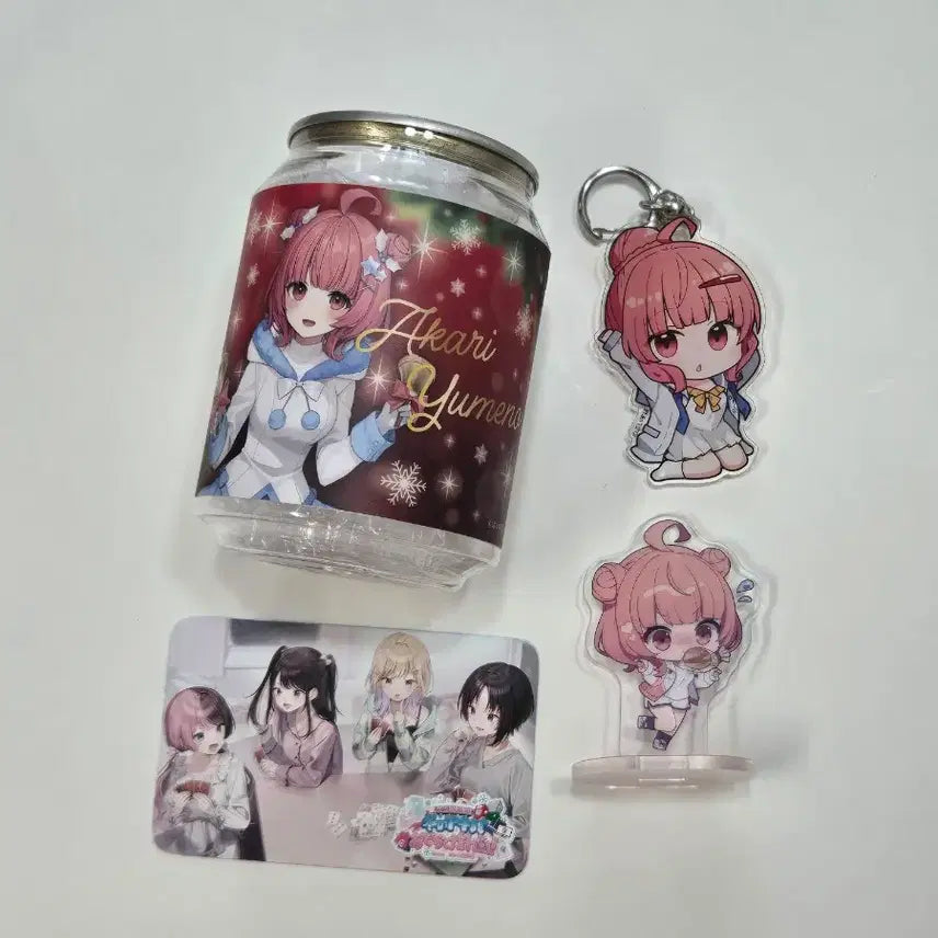 [BUNJANG] VSPO! Yumenokari Akari Acrylic Ring Set (4 Types) / vspo 아카링 유메노아카리 (브이스포 브이스포아카 브이스포굿즈