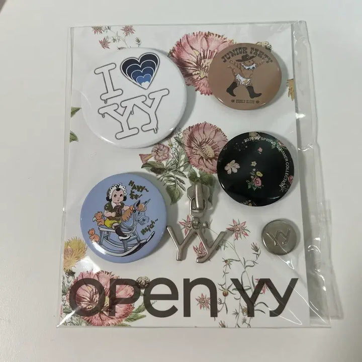 [BUNJANG] Openyy Pin Button Set Candy Badge / 오픈와이와이 핀버튼 세트 캔뱃지 패션 배찌 미개봉 새상품 openyy