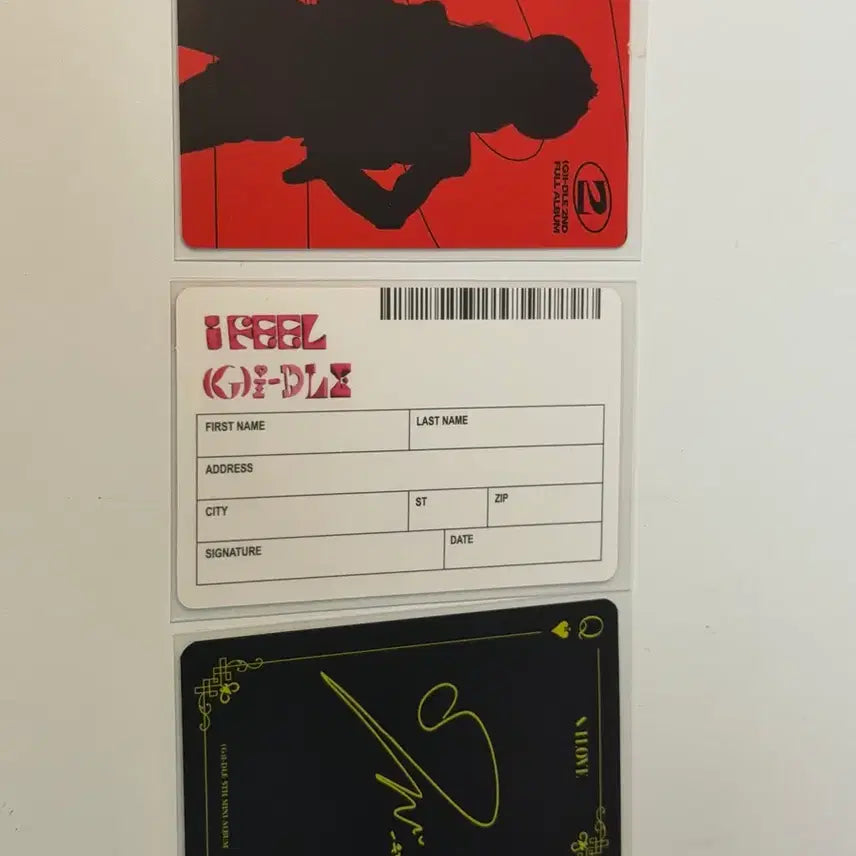 [BUNJANG] (G)I-DLE Yuqi 3 Photocard Set / (여자)아이들 우기 포토카드 3종 세트