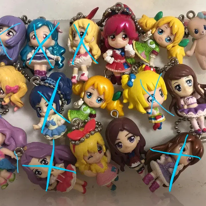 [BUNJANG] Aikatsu! Aikatsu! Stars! Figure Keychain / 고전문구 아이카츠 아이엠스타 피규어 키링 판매합니다!
