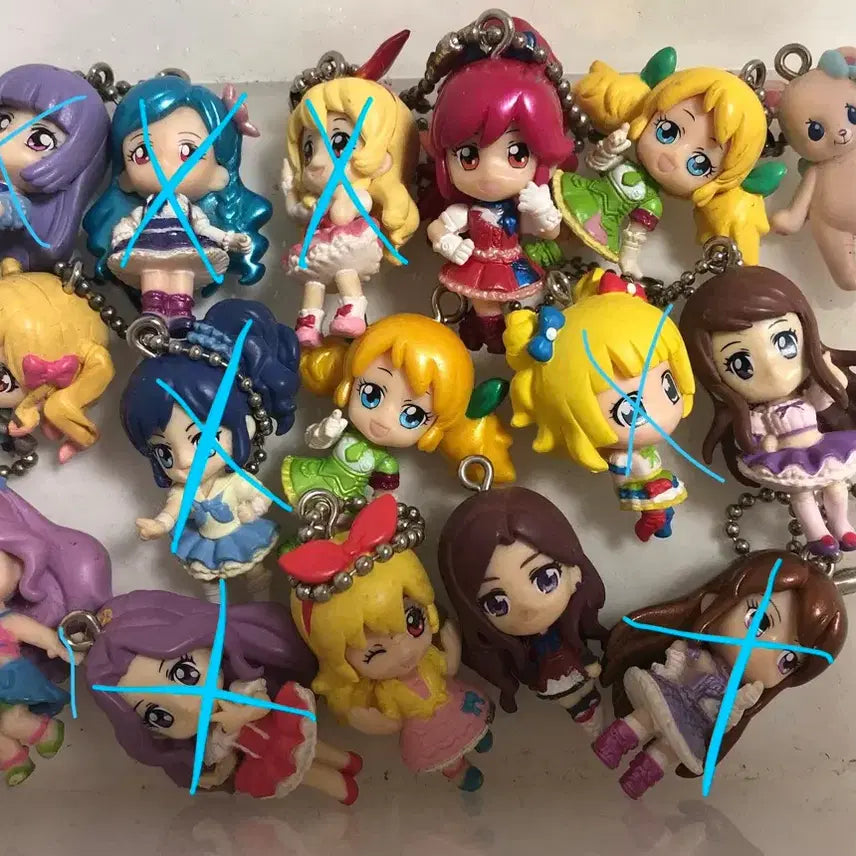 [BUNJANG] Aikatsu! Aikatsu! Stars! Figure Keychain / 고전문구 아이카츠 아이엠스타 피규어 키링 판매합니다!
