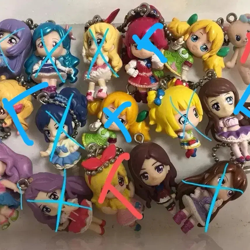 [BUNJANG] Aikatsu! Aikatsu! Stars! Figure Keychain / 고전문구 아이카츠 아이엠스타 피규어 키링 판매합니다!