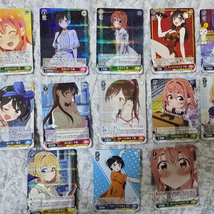 [BUNJANG] Weiss Schwarz Girlfriend, Rental Card Bundle Set / 바이스슈발츠 여친 빌리겠습니다 R RR 13장 일괄 판매