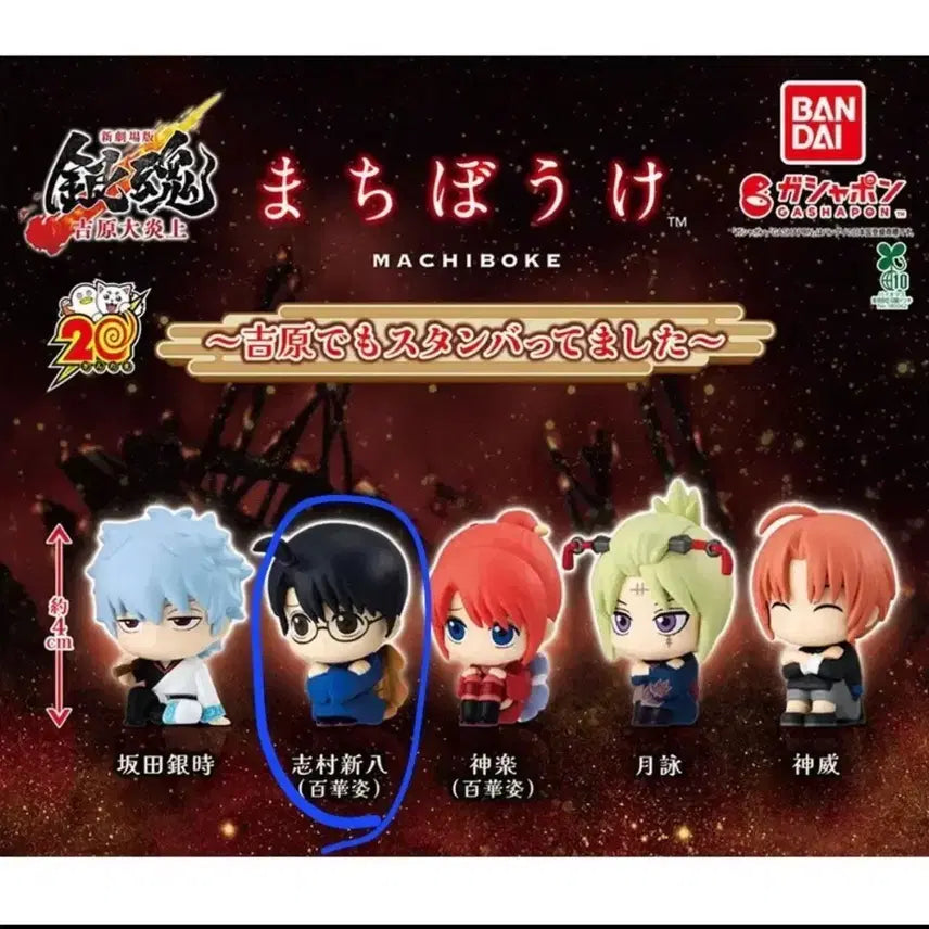 [BUNJANG] Gintama Movie Yoshiwara Gacha Figure Shinpachi / 은혼 마치보케 극장판 요시와라 가챠 피규어 신파치