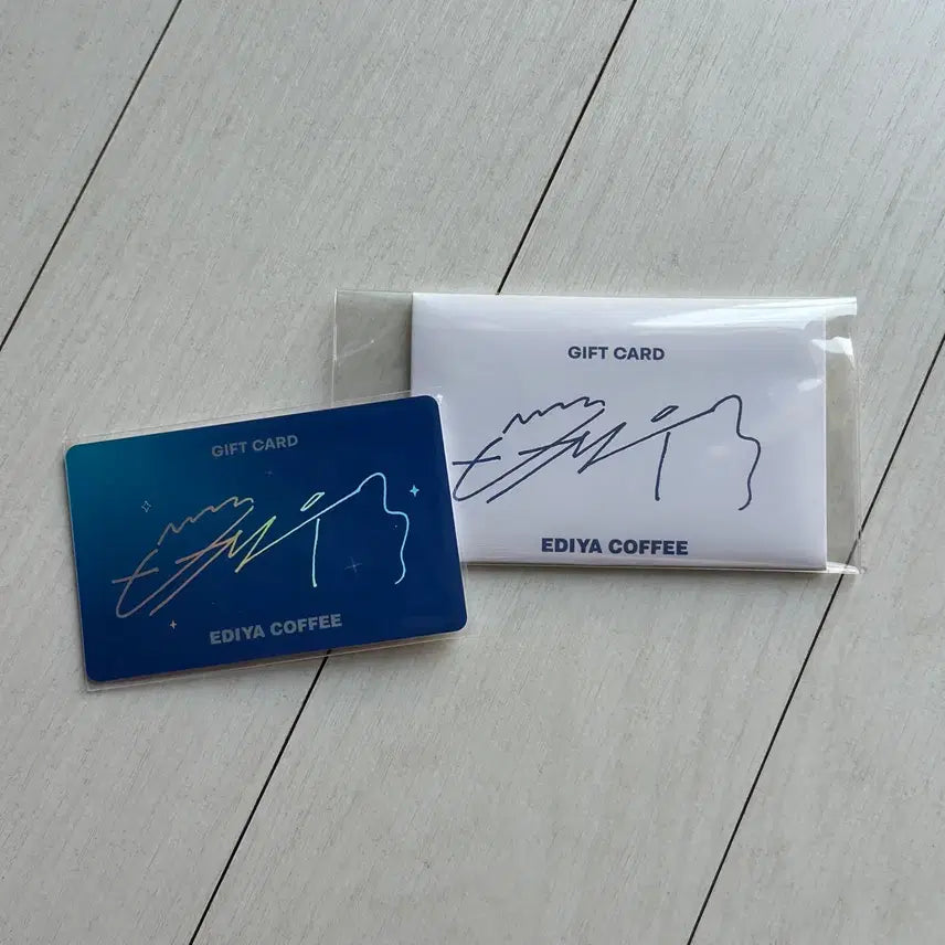 [BUNJANG] Byeon Woo Seok Ediya Signed Card / 변우석 이디야 싸인카드