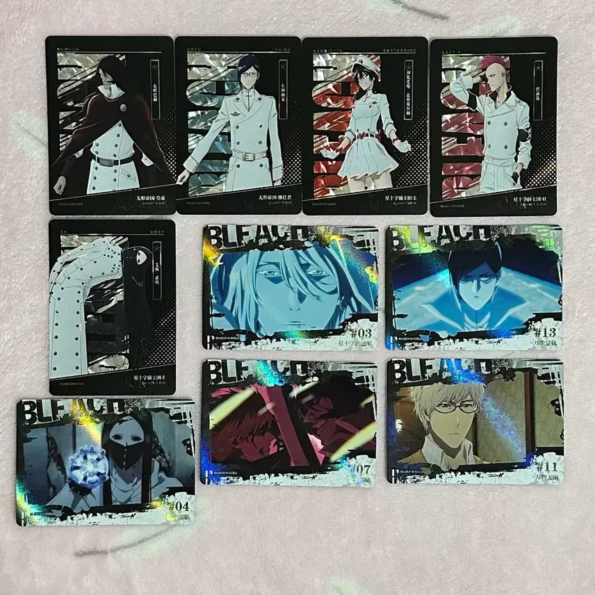 [BUNJANG] Bleach Thousand-Year Blood War Quincy Batch Card Set / 블리치 천년혈전 퀸시 유하바하 퀸시 밤비에타 버즈비 하쉬발트 카유 카드