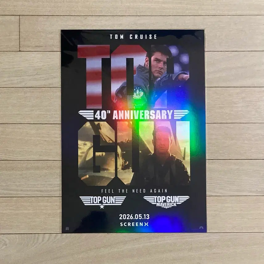 [BUNJANG] Top Gun: Maverick 40th Anniversary Combo Poster / [탑건/탑건: 매버릭] 윙맨/40주년 기념 콤보 포스터