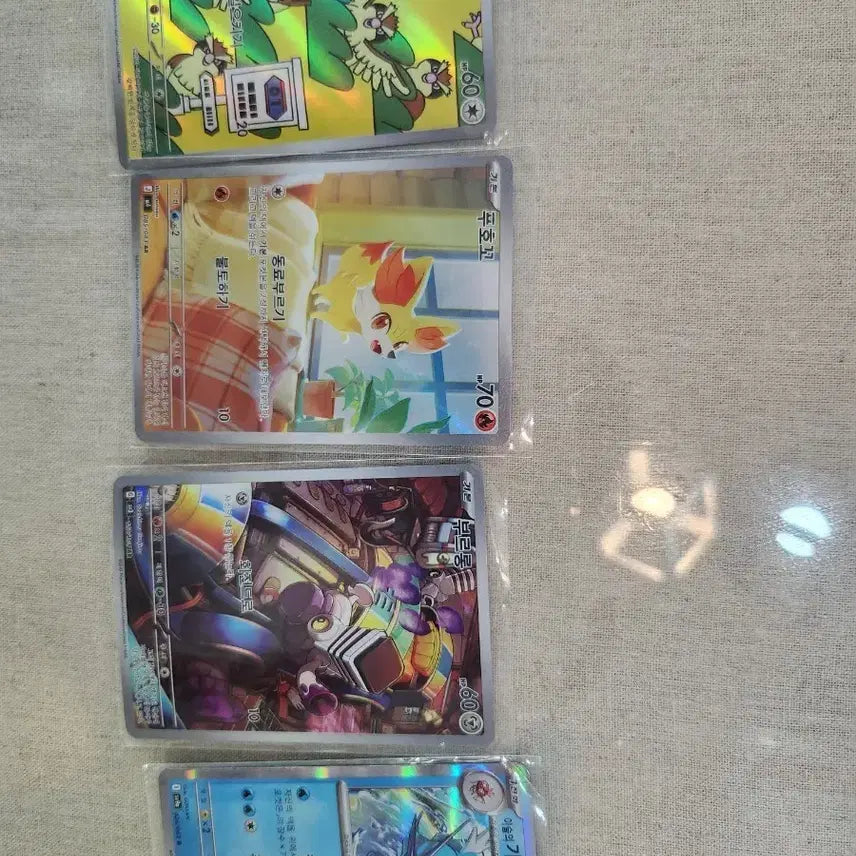 [BUNJANG] Pokemon Trading Card Set (4 Types) / 포켓몬 카드 4종 세트