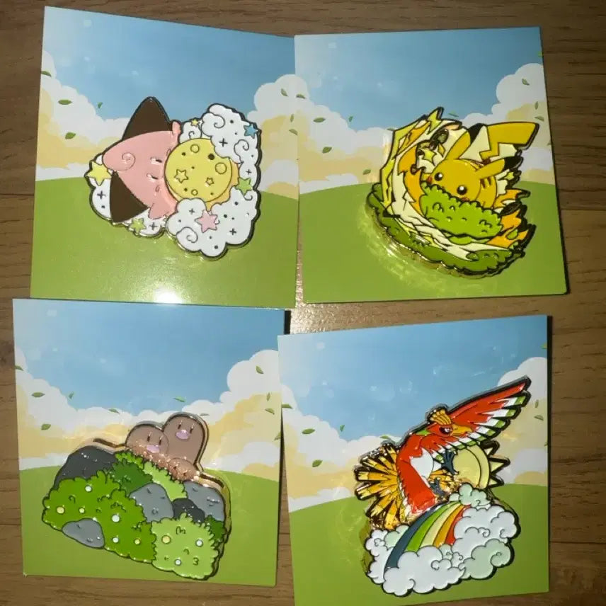 [BUNJANG] Isaac Toast Pokemon Badges Pikachu, I Choose You!, Diglett, Dugtrio, Lugia / 이삭 토스트 포켓몬 뱃지 피카츄 삐 디그다 닥트리오 칠색조