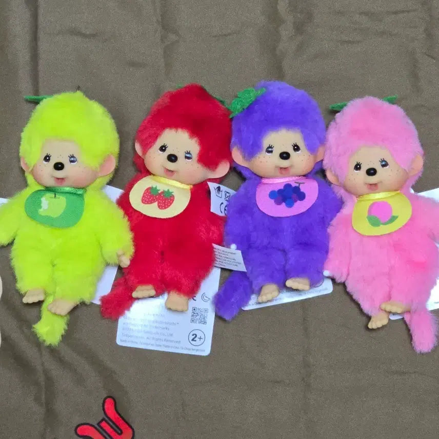 [BUNJANG] Monchhichi Fruit Set / 유럽 후르츠 몬치치 ss