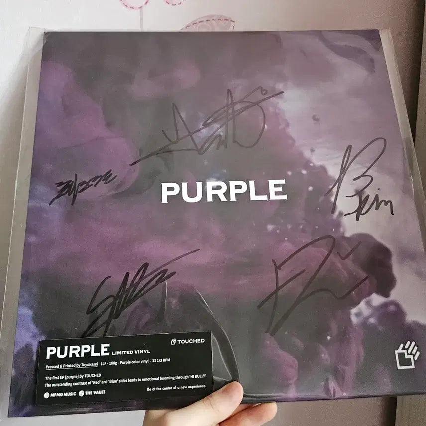 [BUNJANG] Touched PURPLE LP Limited Edition Signed Vinyl / 터치드 퍼플 초판 미개봉 LP
