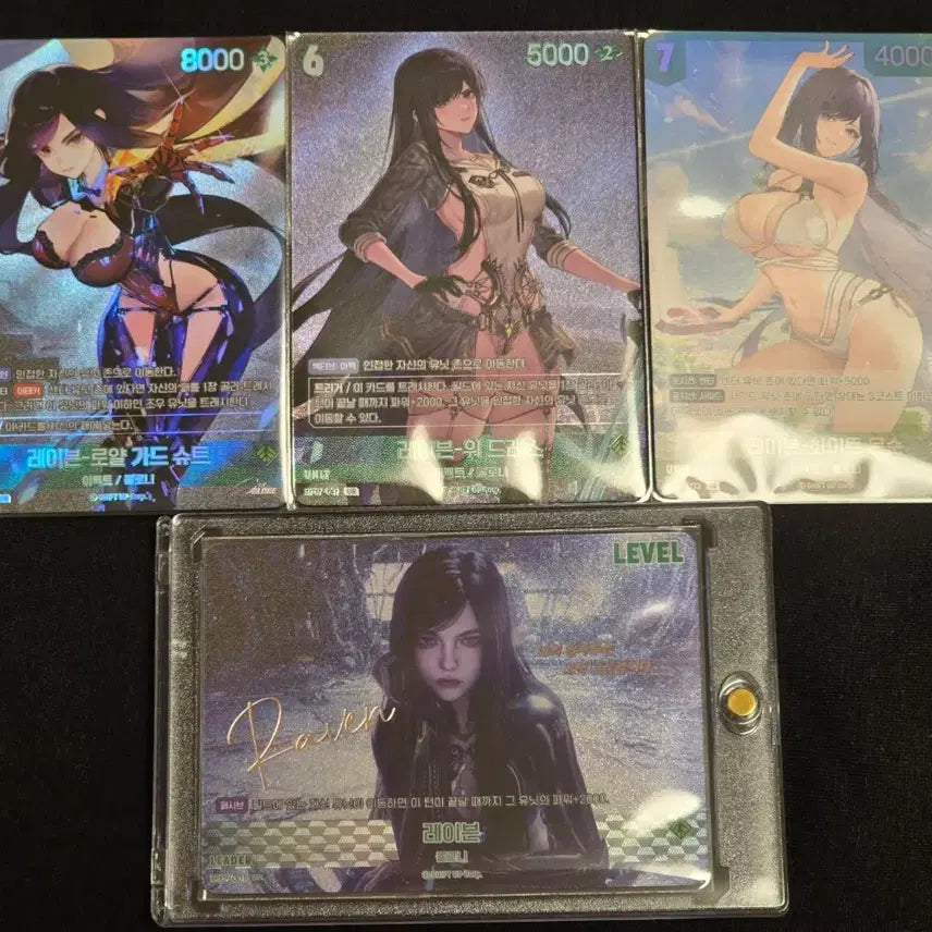 [BUNJANG] Nier Automata 2B Signed Card Set / 니케 니벨아레나 스텔라블레이드레이븐 싸인 카드