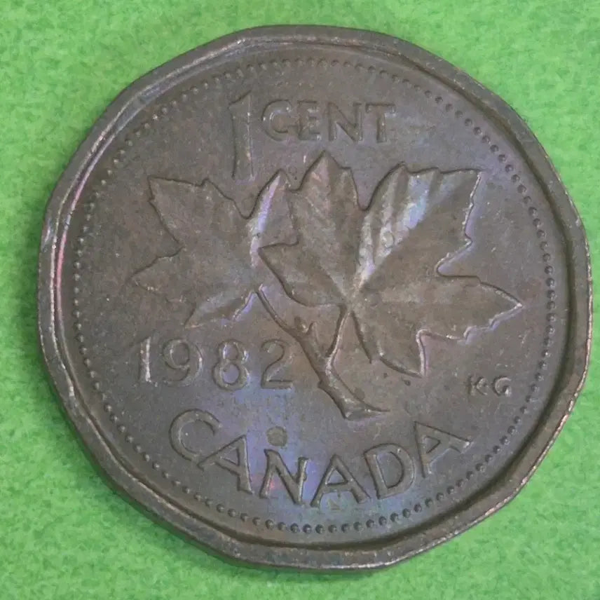 [BUNJANG] 1982 Canada 1 Cent Coin / 1982 캐나다 1센트 동전 M3178