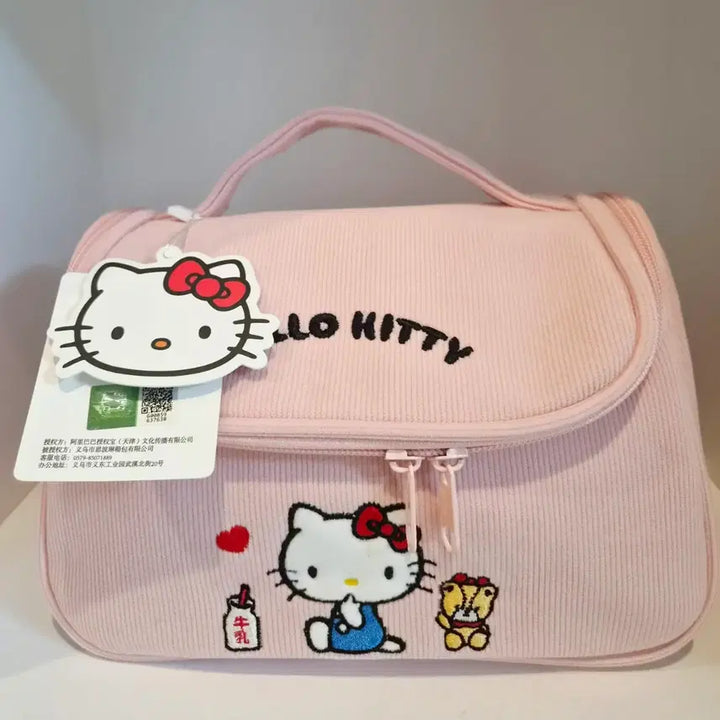 [BUNJANG] Hello Kitty Cosmetic Pouch Tote Bag Pink / 헬로키티 파우치 화장품 파우치 토드백  핑크 새상품
