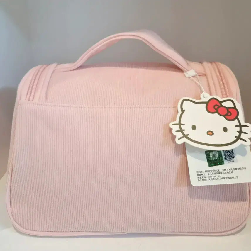 [BUNJANG] Hello Kitty Cosmetic Pouch Tote Bag Pink / 헬로키티 파우치 화장품 파우치 토드백  핑크 새상품