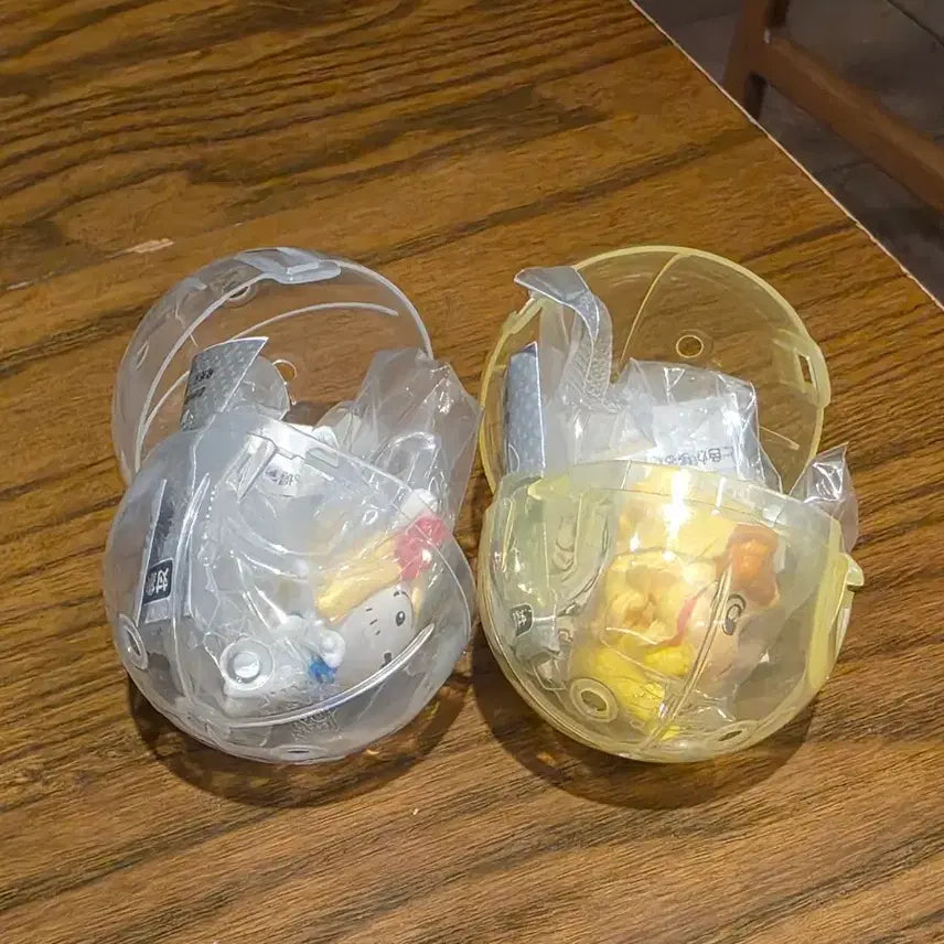 [BUNJANG] Bandai Gachapon Jjang-gu &amp; Jjing-a with Whitey (Sealed) / 미개봉 반다이 갸루짱구 가챠 짱아+흰둥이 팔아요
