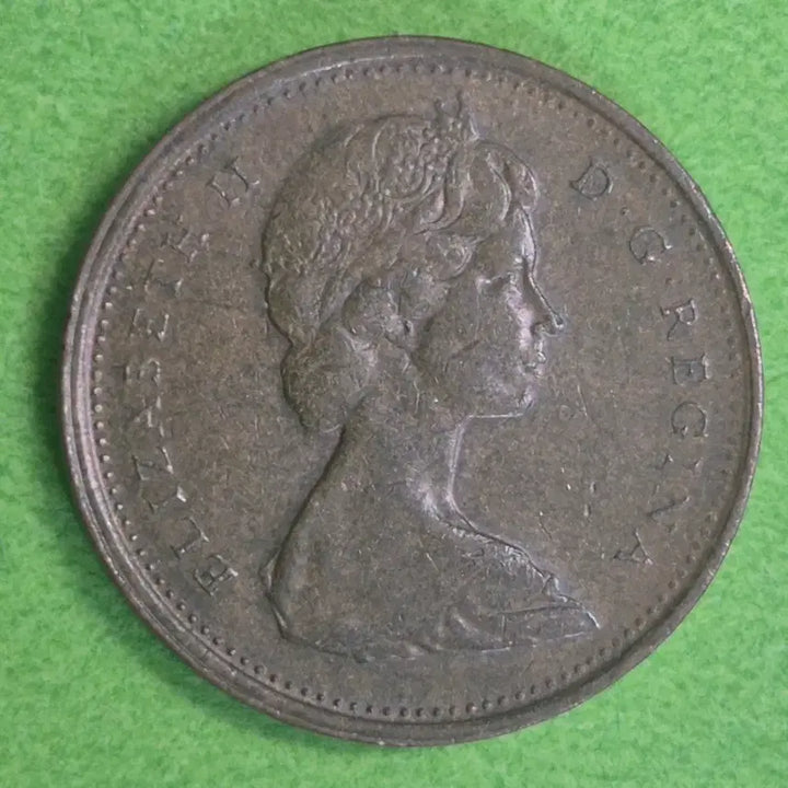 [BUNJANG] 1972 Canada 1 Cent Coin / 1972 캐나다 1센트 동전 M3183