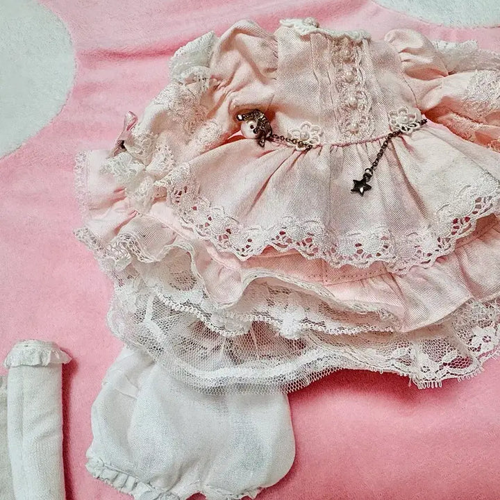 [BUNJANG] Apricot Verita Sweet Tart Doll Outfit (Full Set, Box Excluded) / (박스 제외 풀구성)USD 구체관절인형 의상 판매 애프리콧 베리타르트