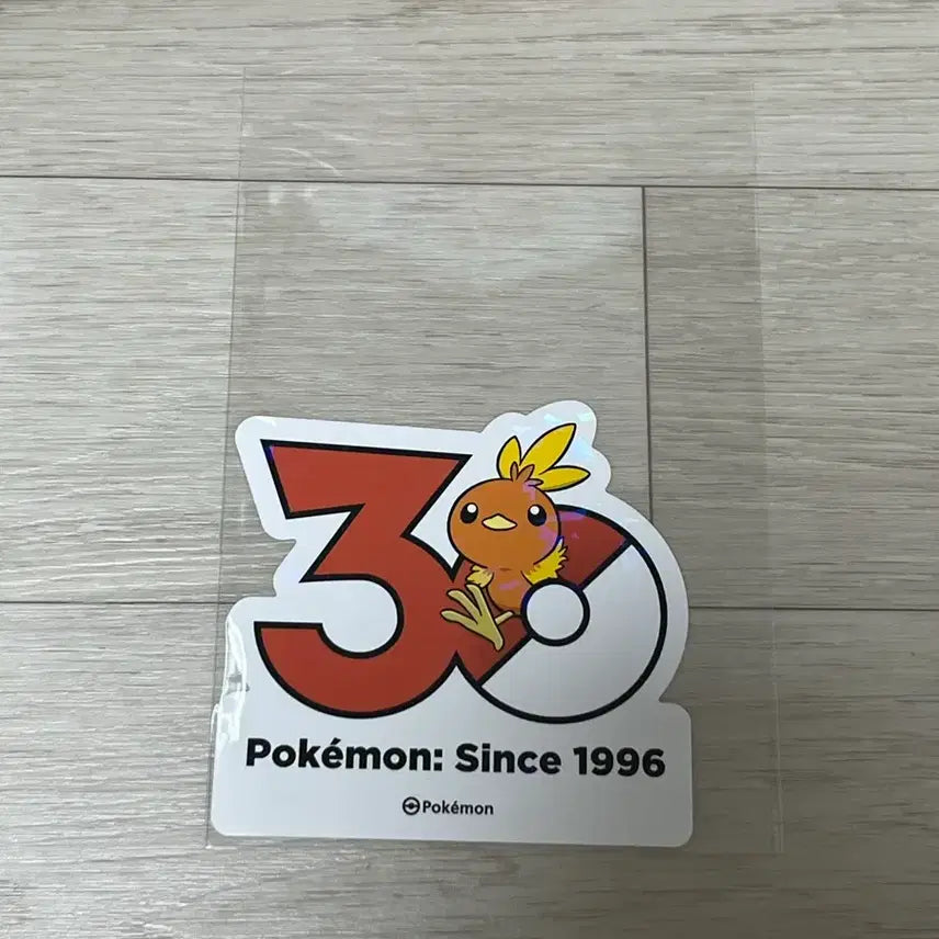 [BUNJANG] Pokemon 30th Anniversary Sticker Torchic / 포켓몬스터 30주년 스티커 아차모
