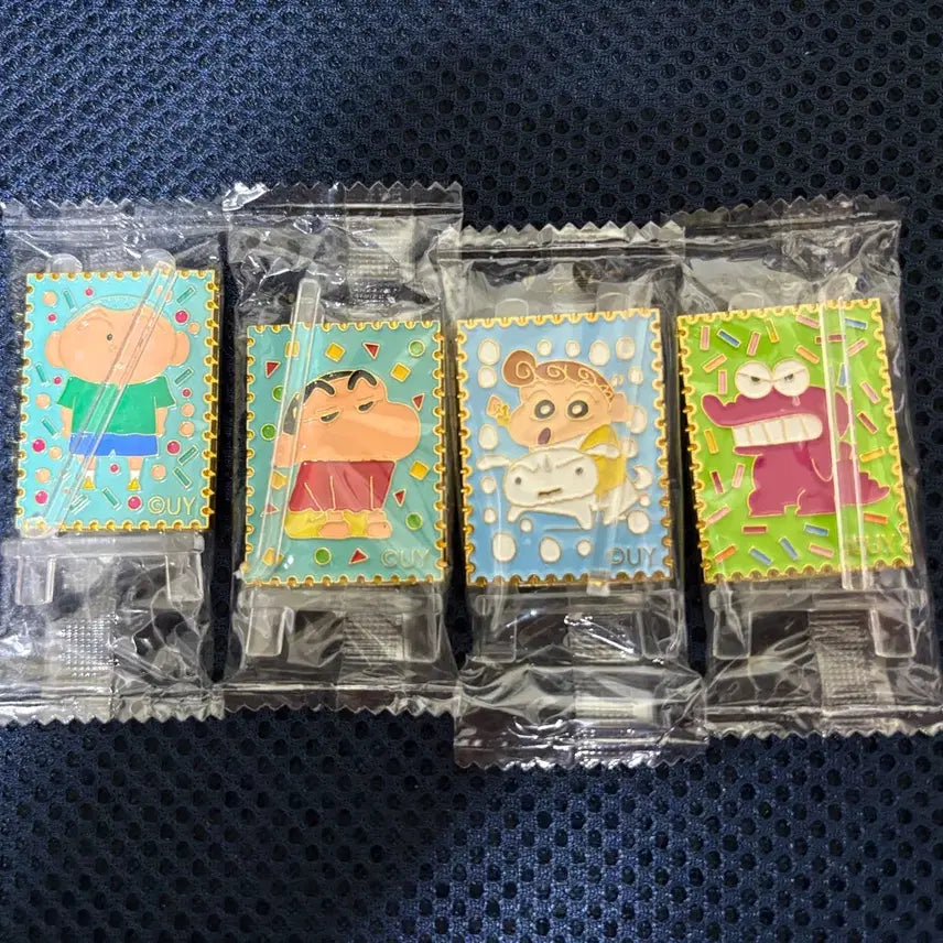 [BUNJANG] Crayon Shin-chan Metal Stamp Collection Bundle Set / 짱구 금속 우표 컬렉션 일괄 판매합니다