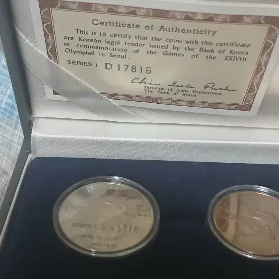[BUNJANG] 1988 Seoul Olympics Commemorative Coin Set by Bank of Korea / 1988년 서울 올림픽 기념 한국은행 발행 기념주화 세트