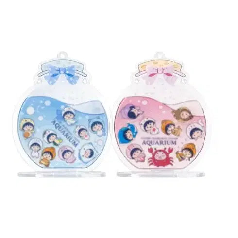 [BUNJANG] POP MART Chibi Maruko-chan Aquarium Acrylic Shaker / POP MART 치비 마루코는 아홉살 아쿠아리움 아크릴 쉐이커