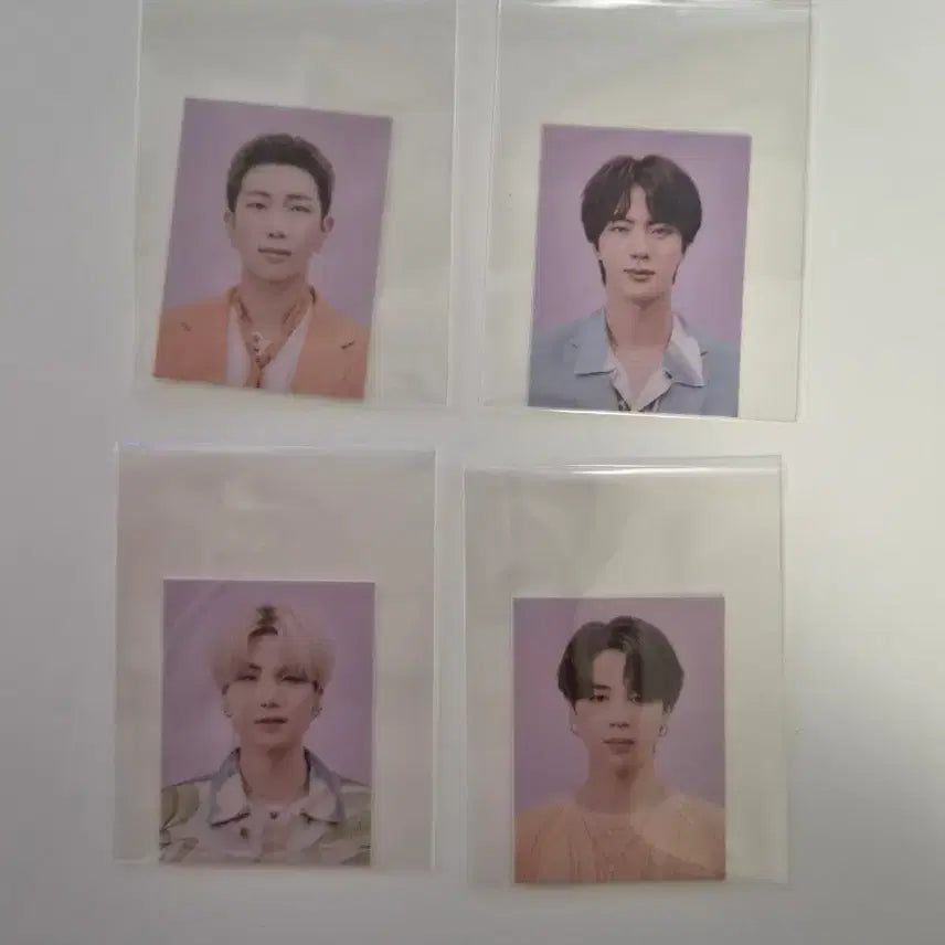 [BUNJANG] BTS RM Jin Suga Jimin Proof Photos Bundle Set / [일괄] 방탄소년단 증명사진 남준 석진 윤기 지민 BTS