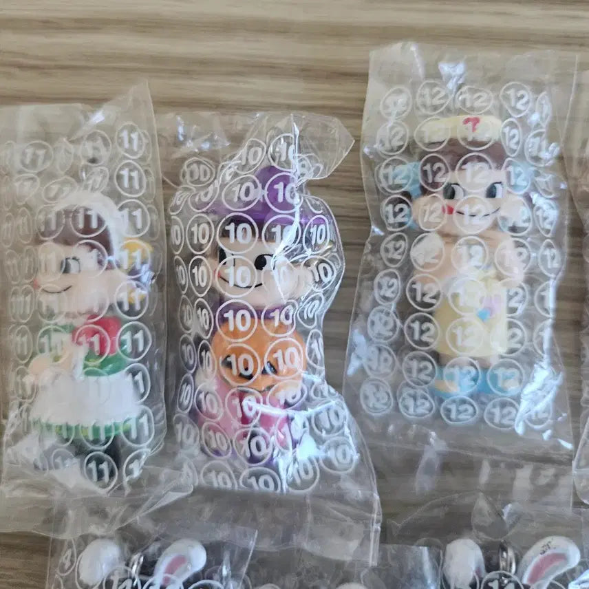 [BUNJANG] Peko-chan &amp; Poko-chan Mini Figure Keychain - Japanese Vintage / 페코짱 포코짱 미니 피규어 키링 일본빈티지