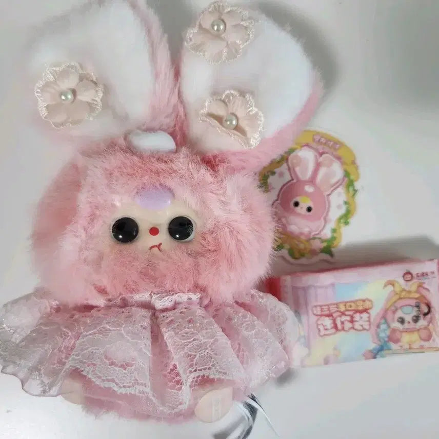 [BUNJANG] Babys 3 Petal Rabbit Keyring / 급처)베이비쓰리 꽃잎 인형 키링판매합니다!