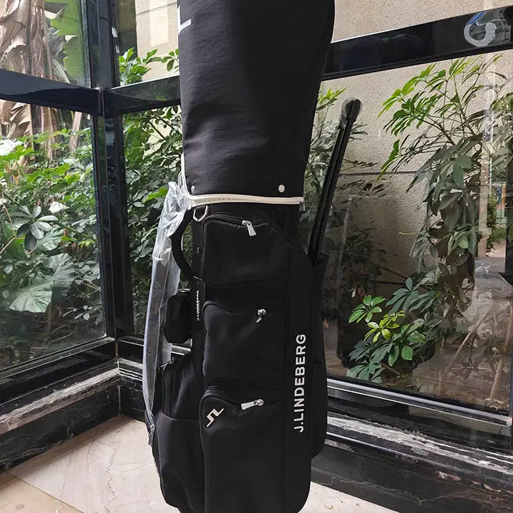 [BUNJANG] Waterproof Wheeled Golf Bag Caddy Bag (Black) / 방수 바퀴형 골프백 휠캐디백 (블랙)