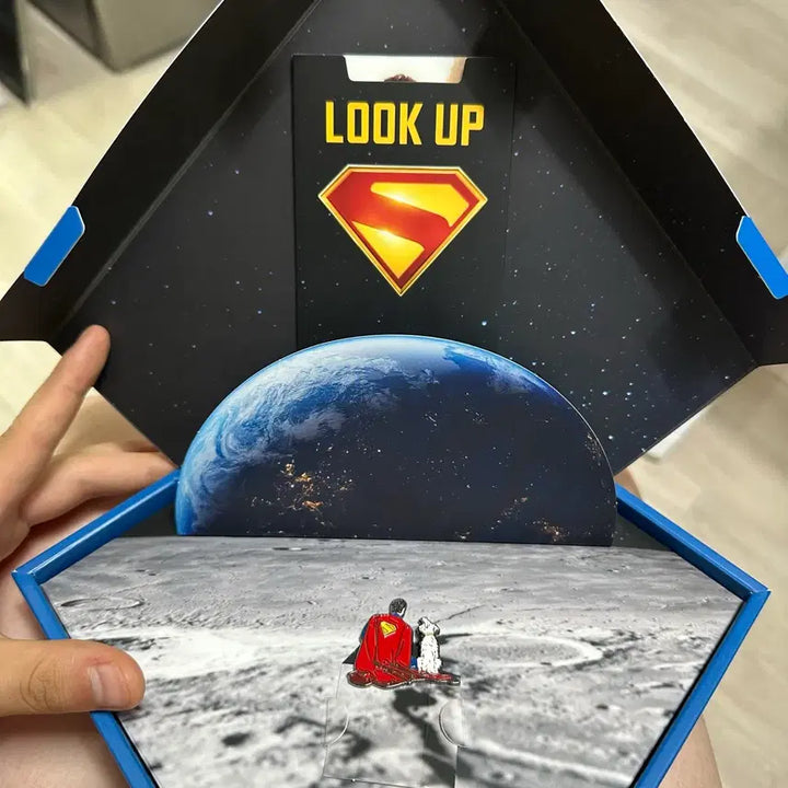 [BUNJANG] Superman Welcome Pack Movie Badge / 슈퍼맨 웰컴팩 영화 뱃지
