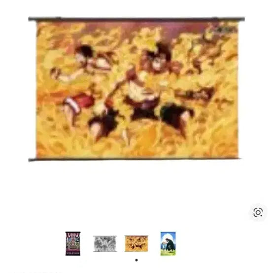 [BUNJANG] One Piece 25th Anniversary Popup Store Scroll Banner Bundle Set (Sealed) / 원피스 25주년 팝업스토어 족자봉 일괄 미개봉
