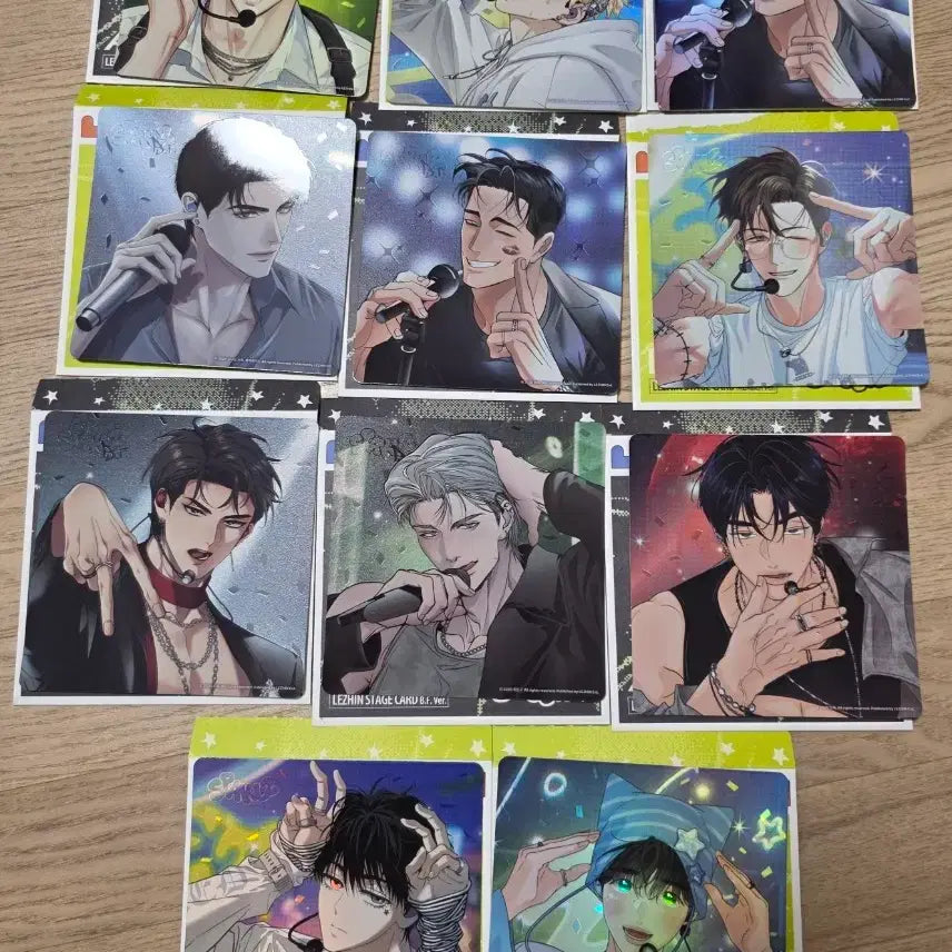 [BUNJANG] Sparkles Fanvid Postcard Bundle Set / 스파클즈 직캠엽서 해빙곡선 향의경계 시포개 다몬더 사랑은환상 r2r 일괄